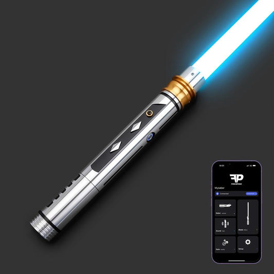Unleash Your Inner Jedi with the SUPERNEOX Neopixel Lightsaber – 12 RGB Colors, 27 Sound Fonts, and Premium Metal Handle for Epic Duels!